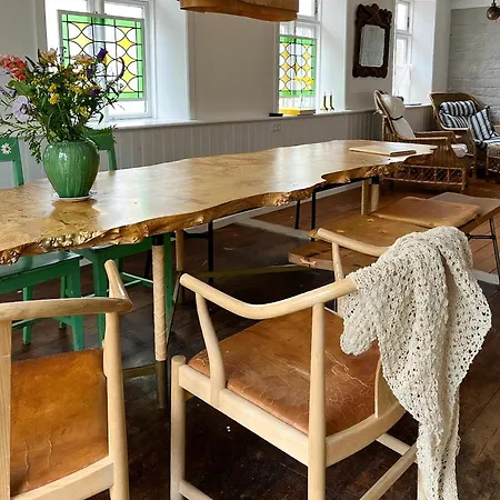 Historic House At Aarsdale Harbor On Bornholm