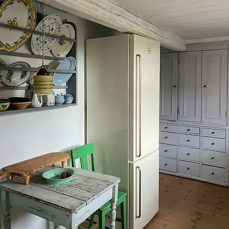 Historic House At Aarsdale Harbor On Bornholm